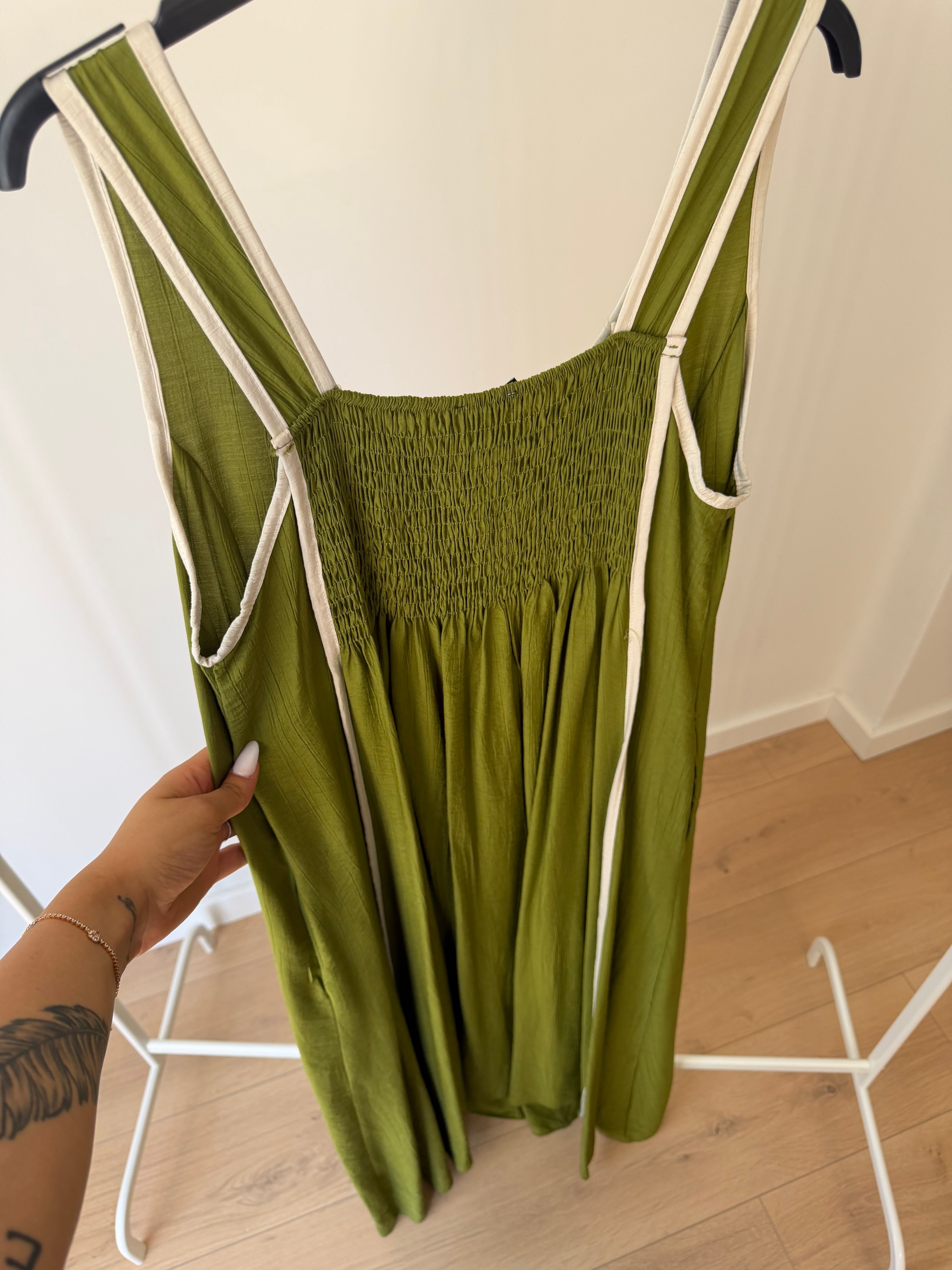 Vestido Sunset Verde Oliva